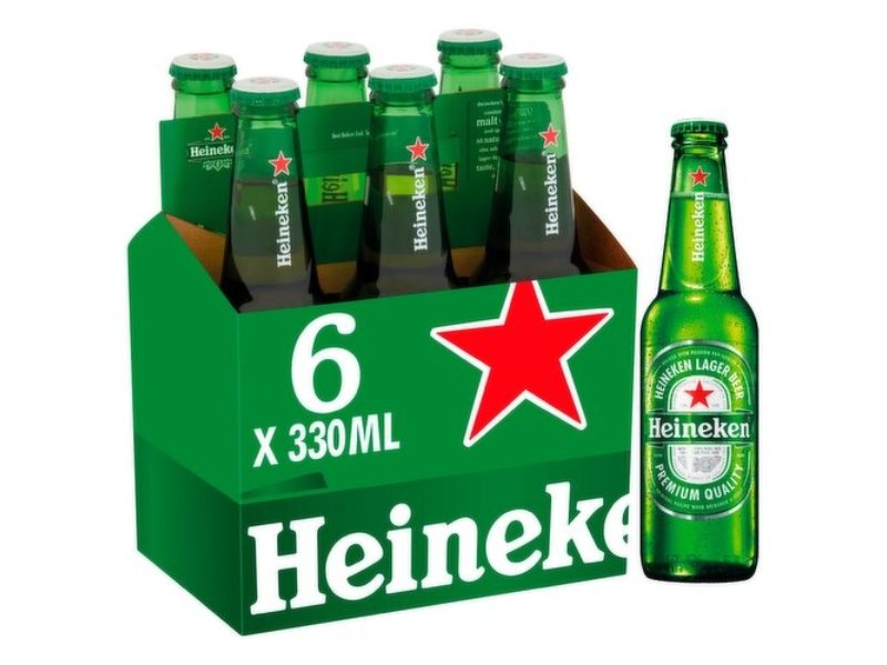6 PACK HEINEKEN