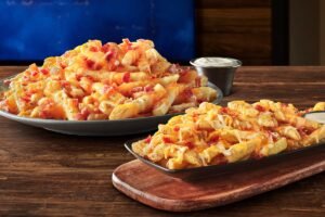 AUSSIE CHEESE FRIES showcasing authentic Australian-inspired cuisine