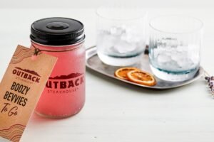 Delicious BLUEBERRY LAVENDER LEMONADE FOR TWO - a perfect choice from our to go boozy beverages selection
