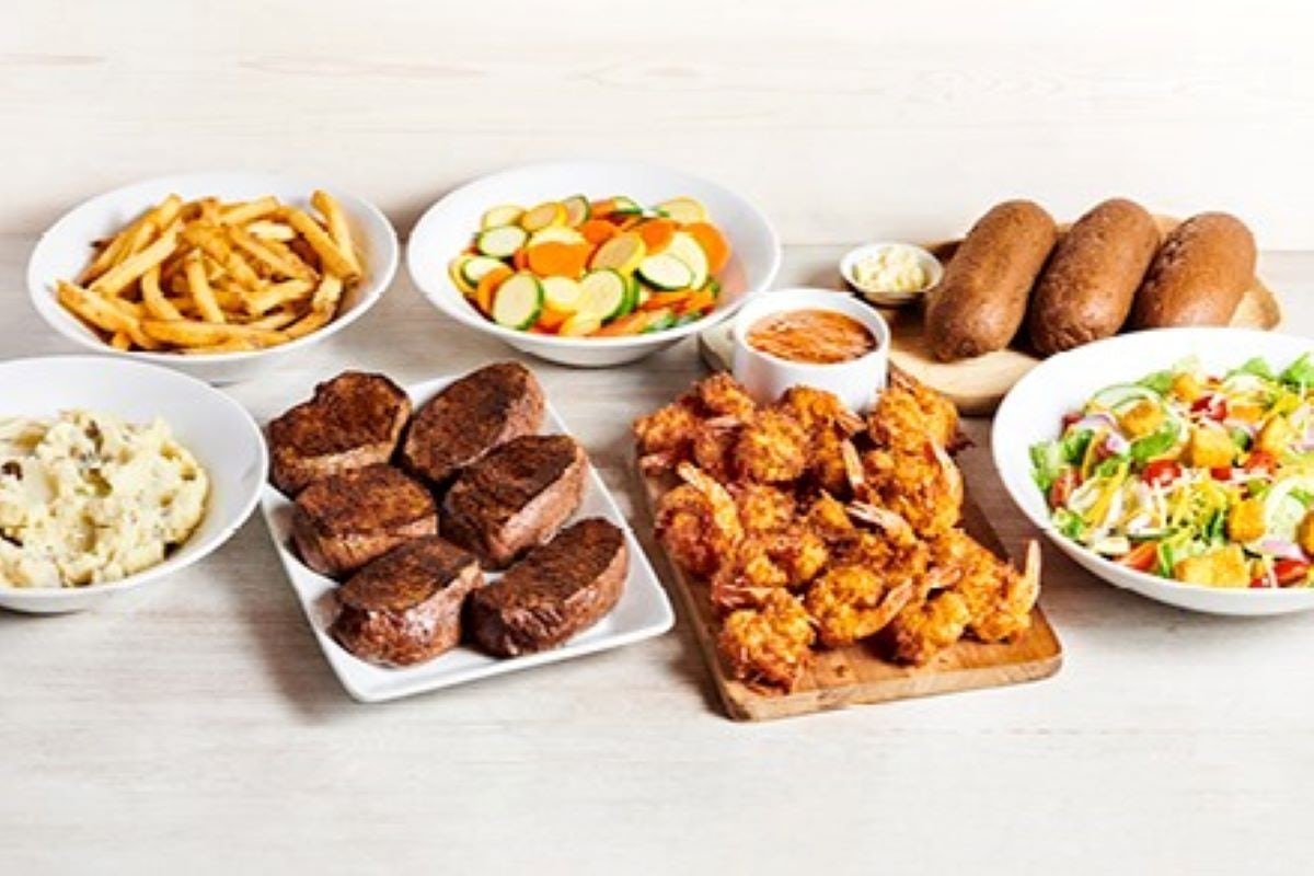 CENTER-CUT SIRLOIN & COCONUT SHRIMP FOR 6 grilled to perfection with Outback signature seasoning