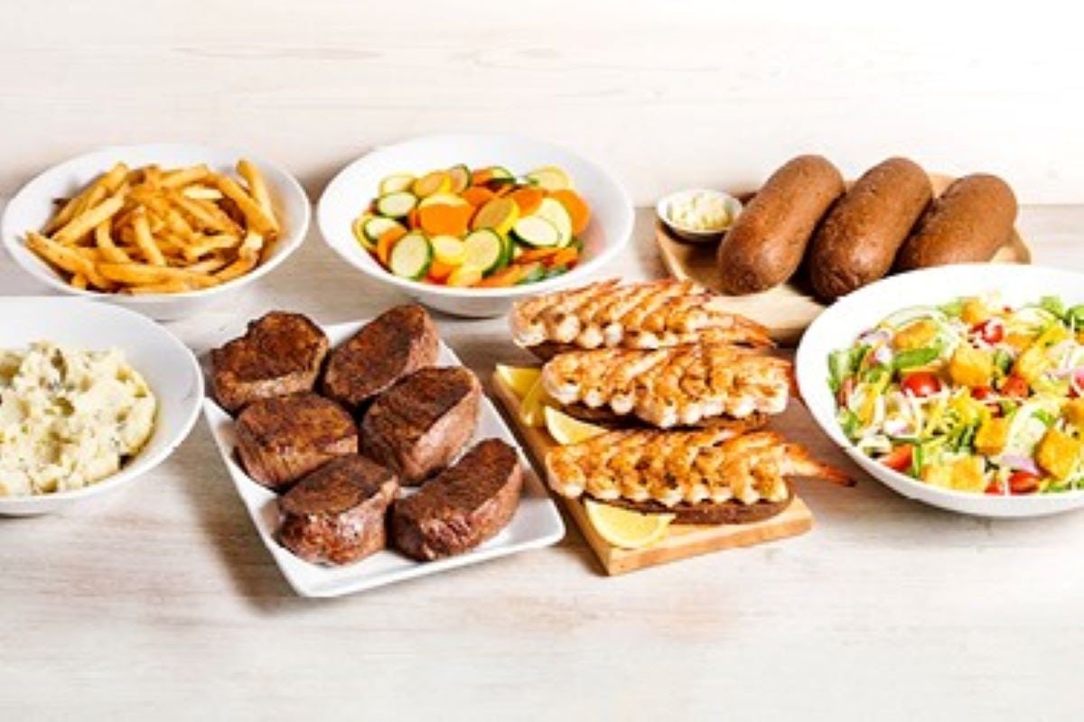 CENTER-CUT SIRLOIN & GRILLED SHRIMP FOR 6 grilled to perfection with Outback signature seasoning