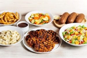 Juicy GRILLED CHICKEN FOR 6 seasoned and cooked to golden perfection at Outback Steakhouse