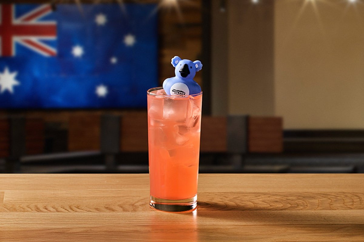 Outback Steakhouse NEW! KOALA PUNCH beautifully plated and ready to enjoy