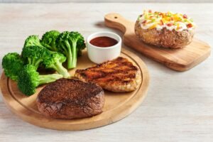 SIRLOIN & GRILLED CHICKEN grilled to perfection with Outback signature seasoning
