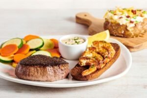 SIRLOIN & GRILLED SHRIMP grilled to perfection with Outback signature seasoning