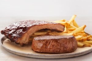 SIRLOIN & RIBS grilled to perfection with Outback signature seasoning