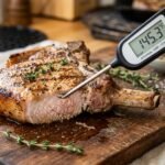 Internal Temperature of a Pork Chop